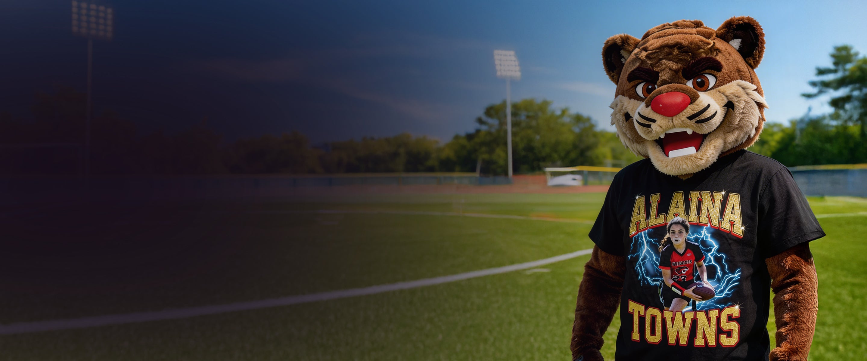 CUSTOM PLAYER
TEES NOW
AVAILABLE!!