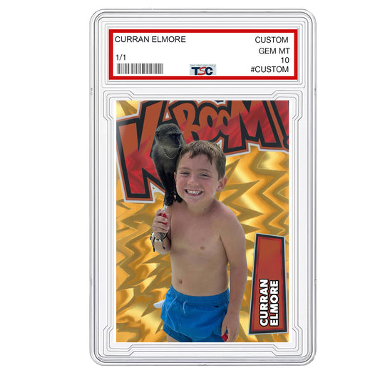 Gold Kaboom Custom Trading Card